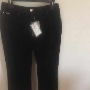 NWT St John Black Corduroy Pants size 6